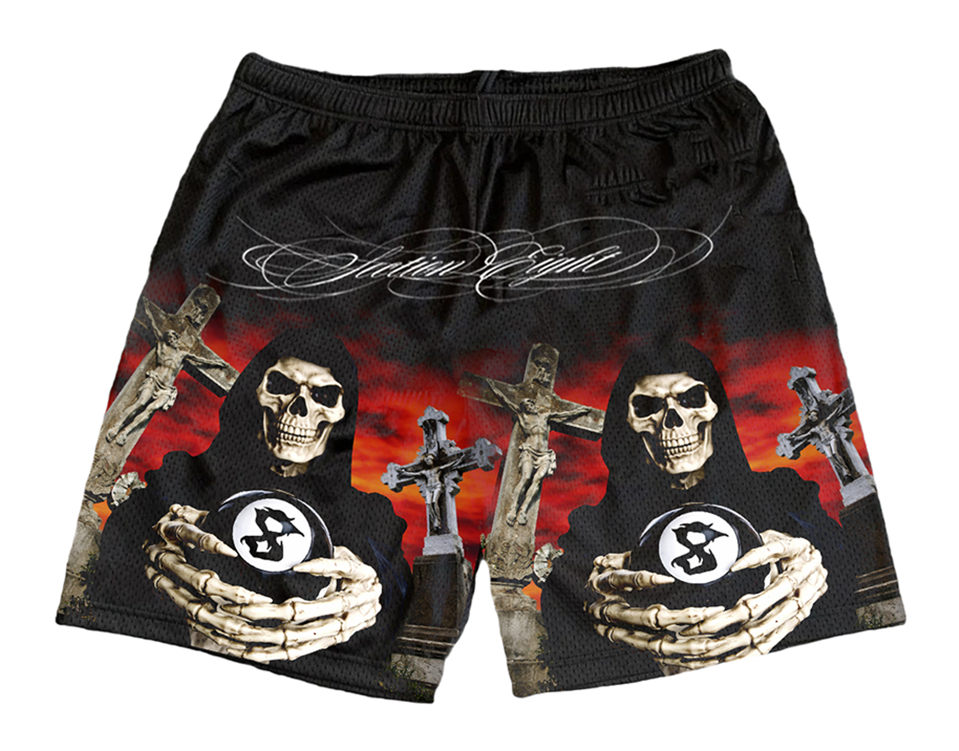 REAPERS WAITING (Black Mesh short)