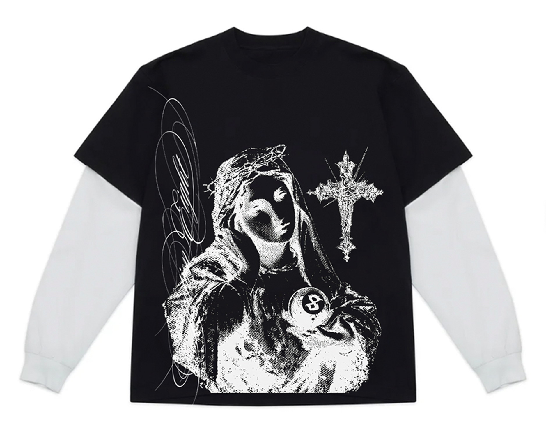 SAD VIRGIN MARY (2-tone Black/White)