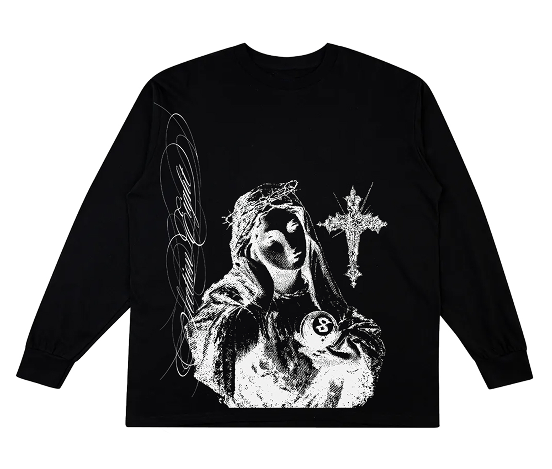 SAD VIRGIN MARY (black long sleeve)