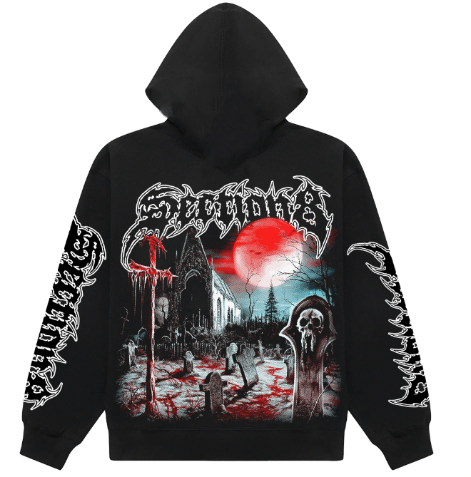 church Yard (black hoodie)