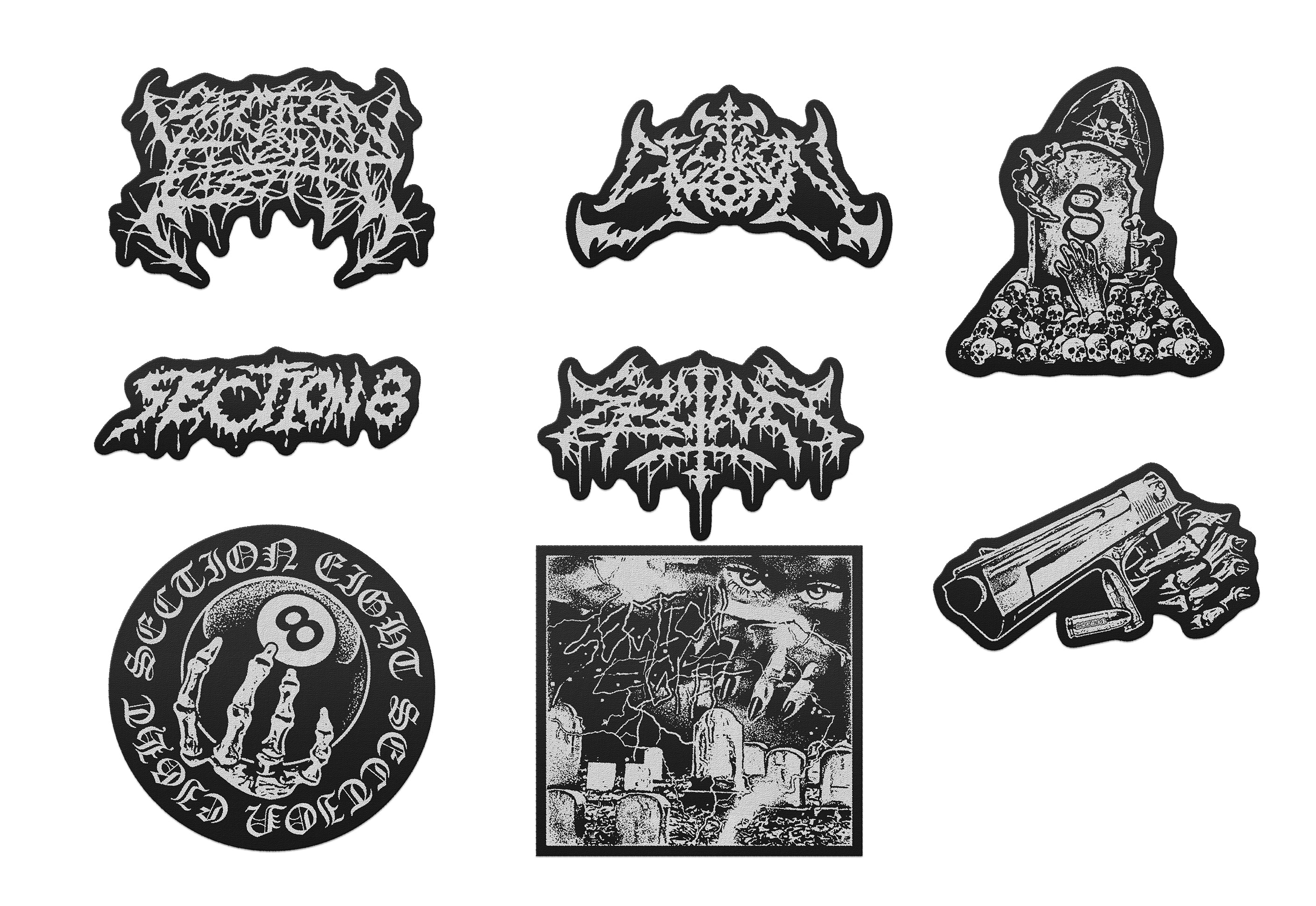 SECTION EIGHT (Embroidery patches)