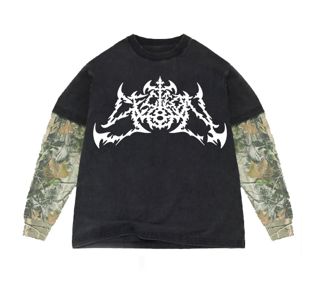 S8 DEATH METAL black/real tree sleeves