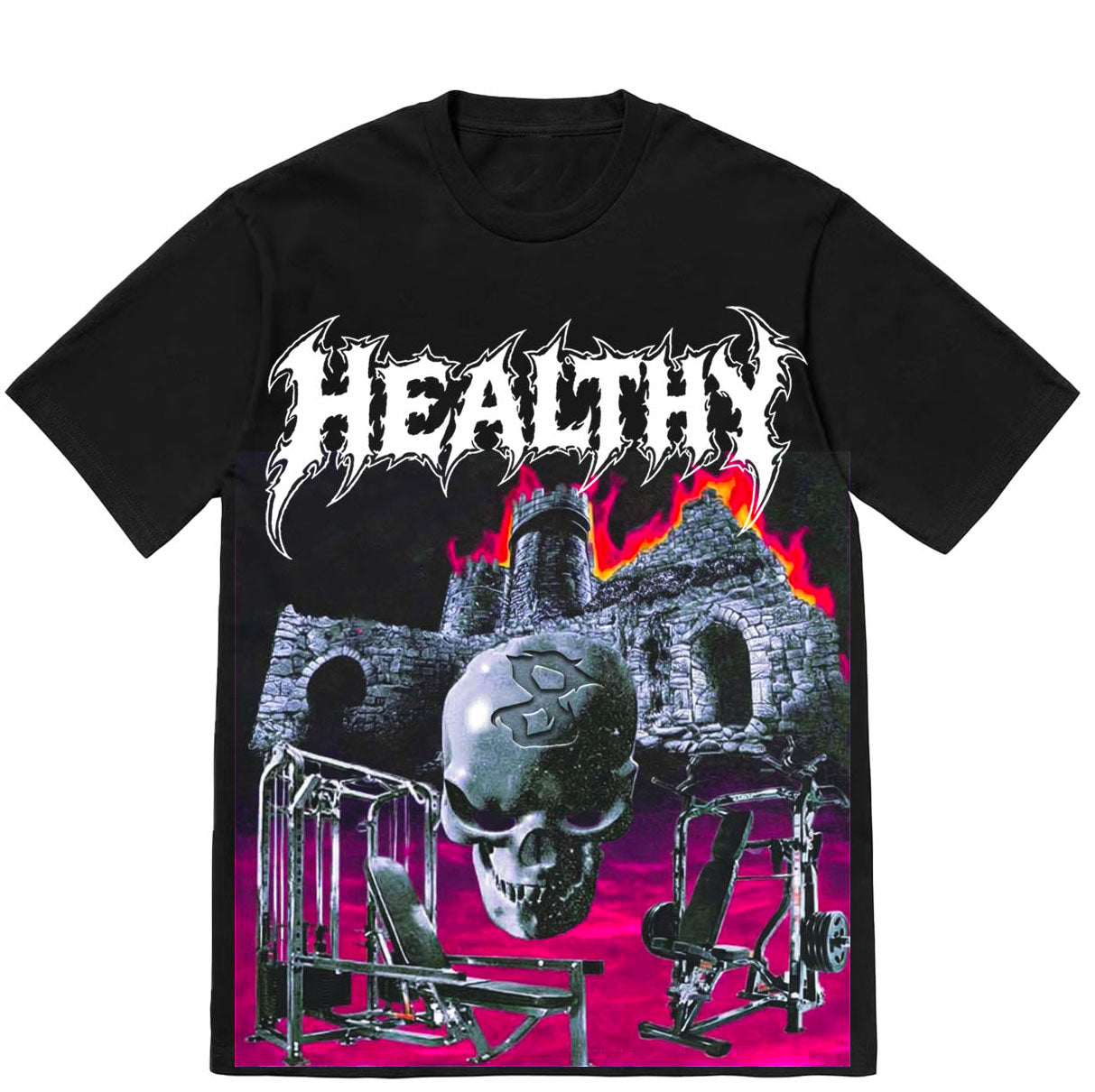 Castle of Strength Tee (Black Shirt)