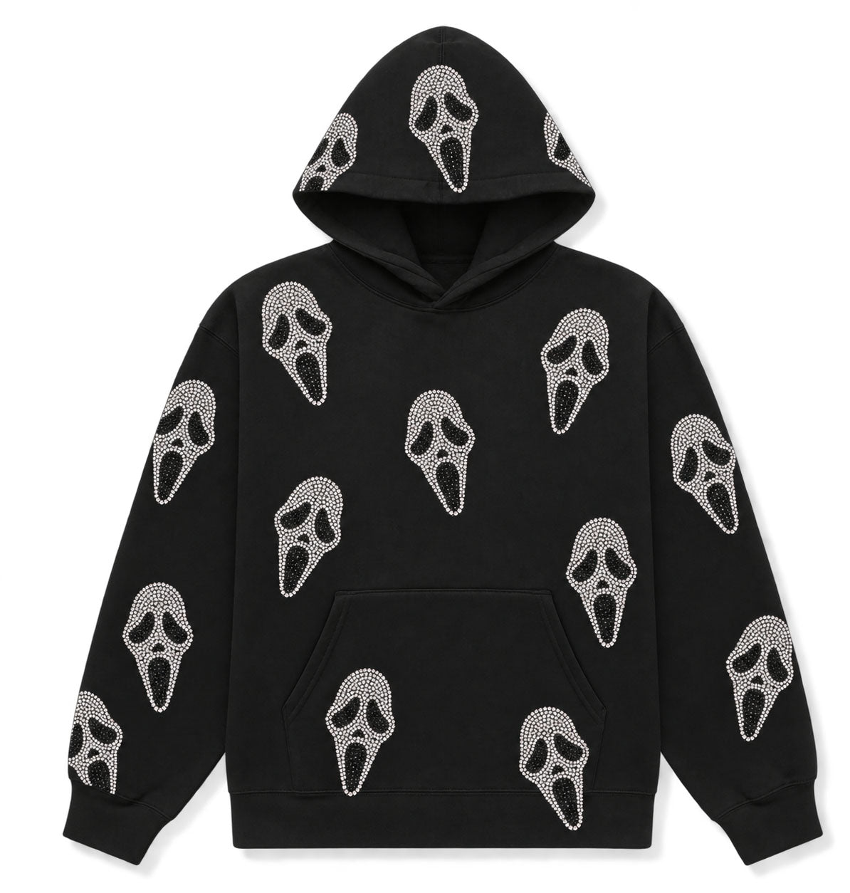 Section8 SCREAM Rhinestone Hoodie