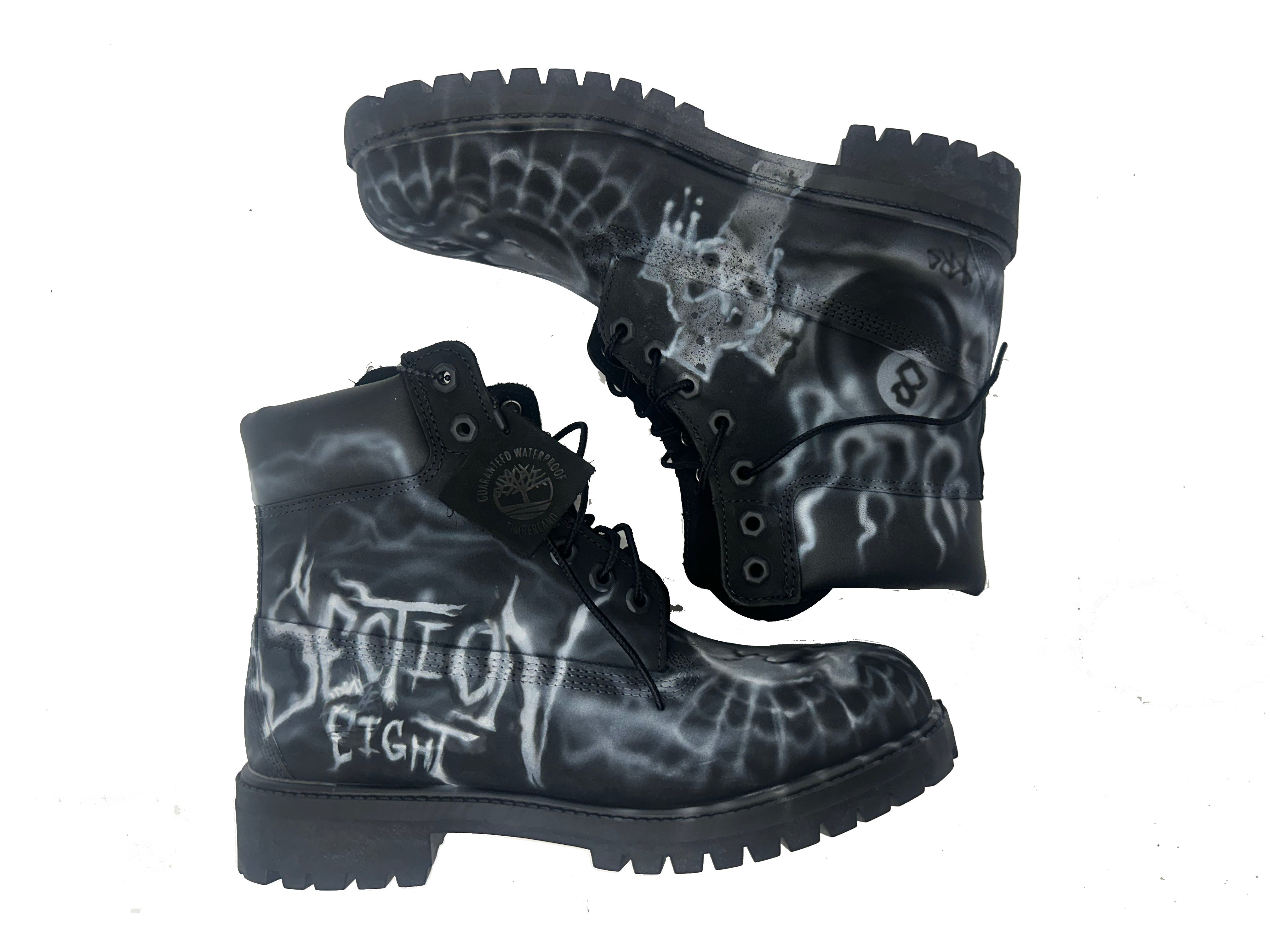section8 x timberland RIP tombstone (airbrush)