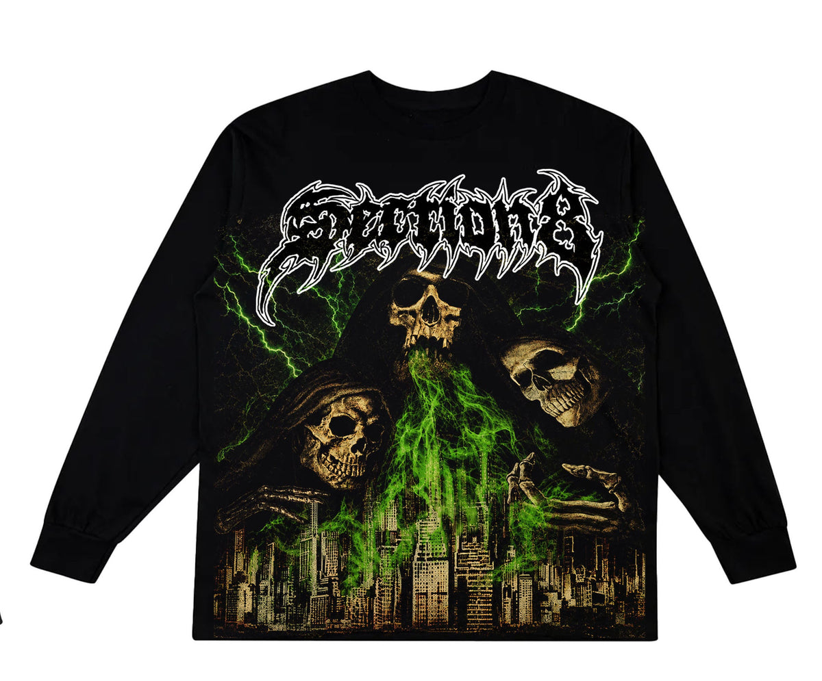 PERCEIVING SIN CITY (black long sleeve)