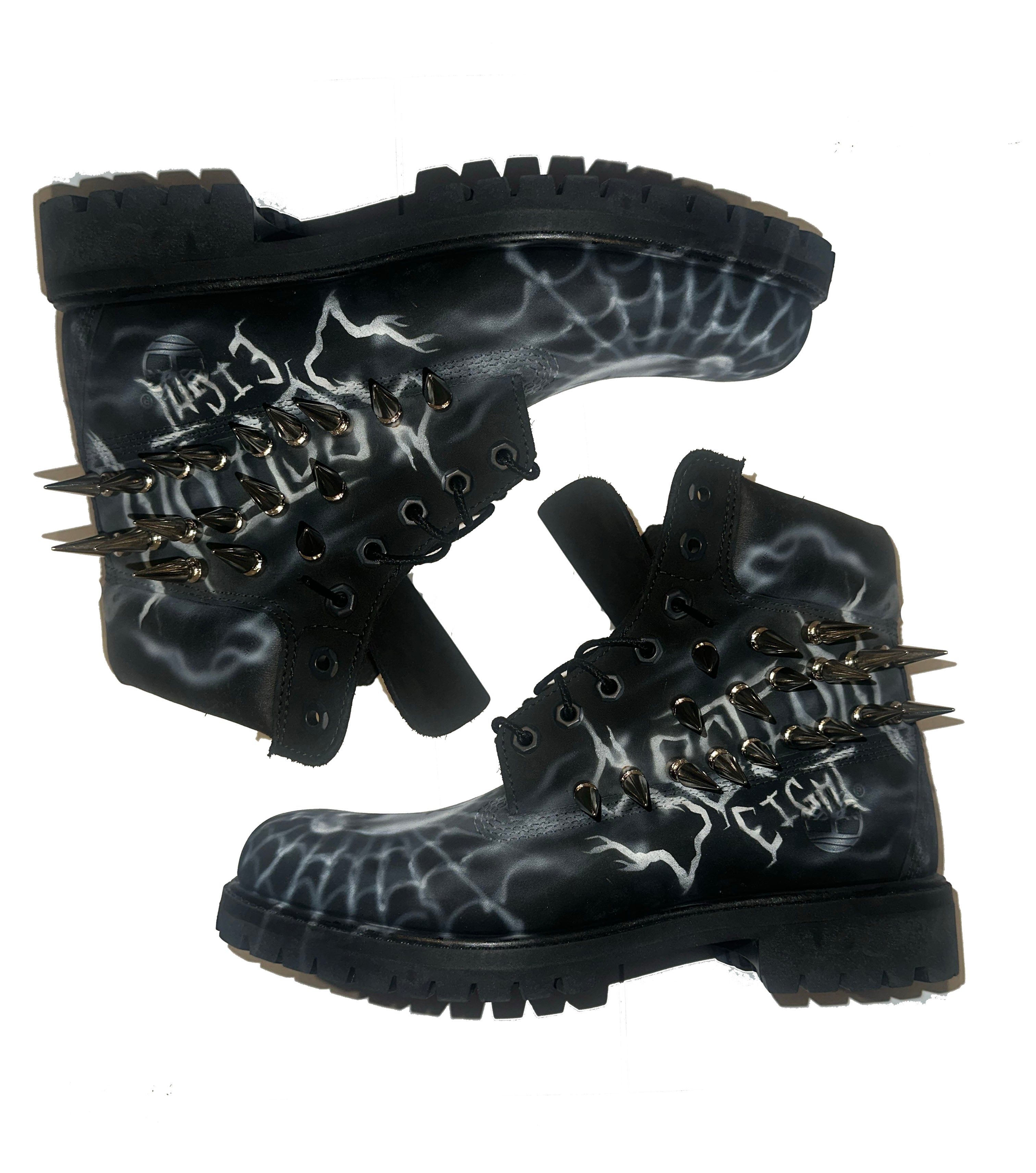 spike section8 x timberland RIP tombstone (airbrush)