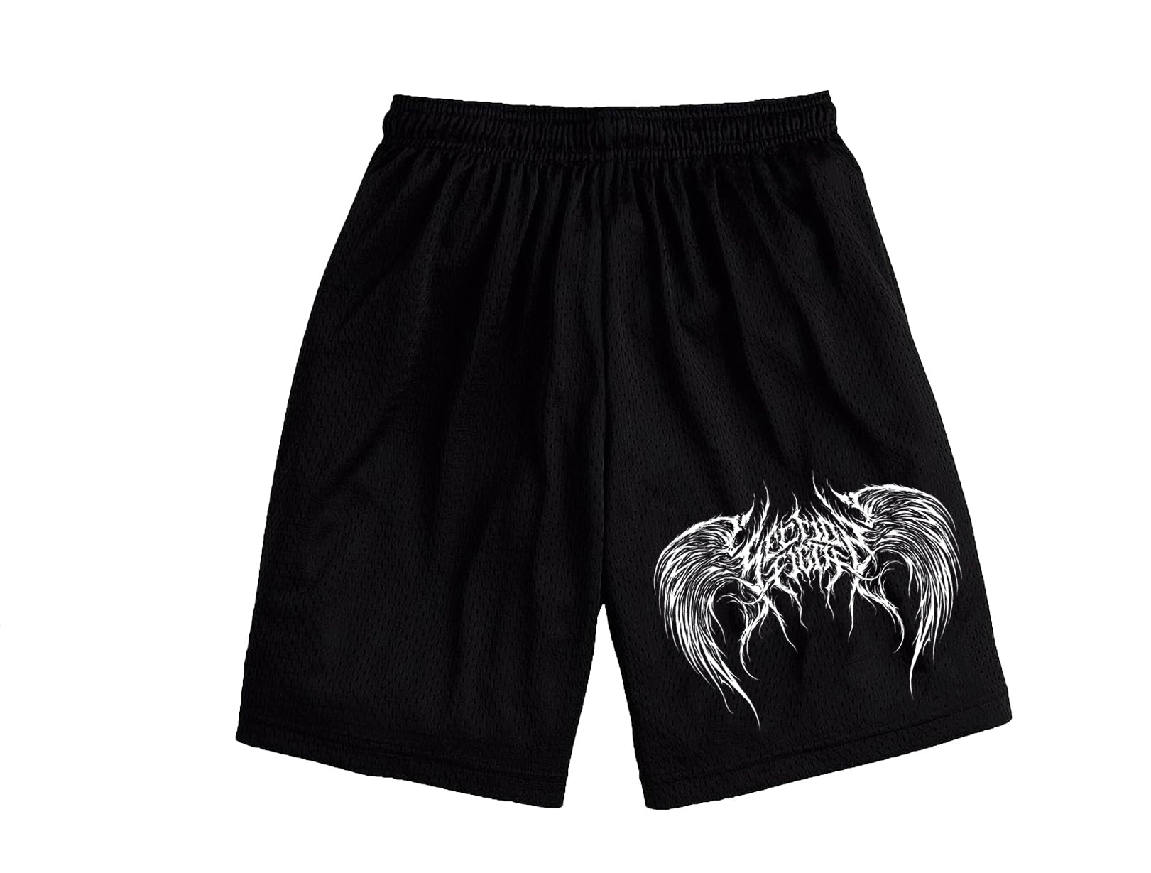 LIKE TO SIN (black mesh shorts)