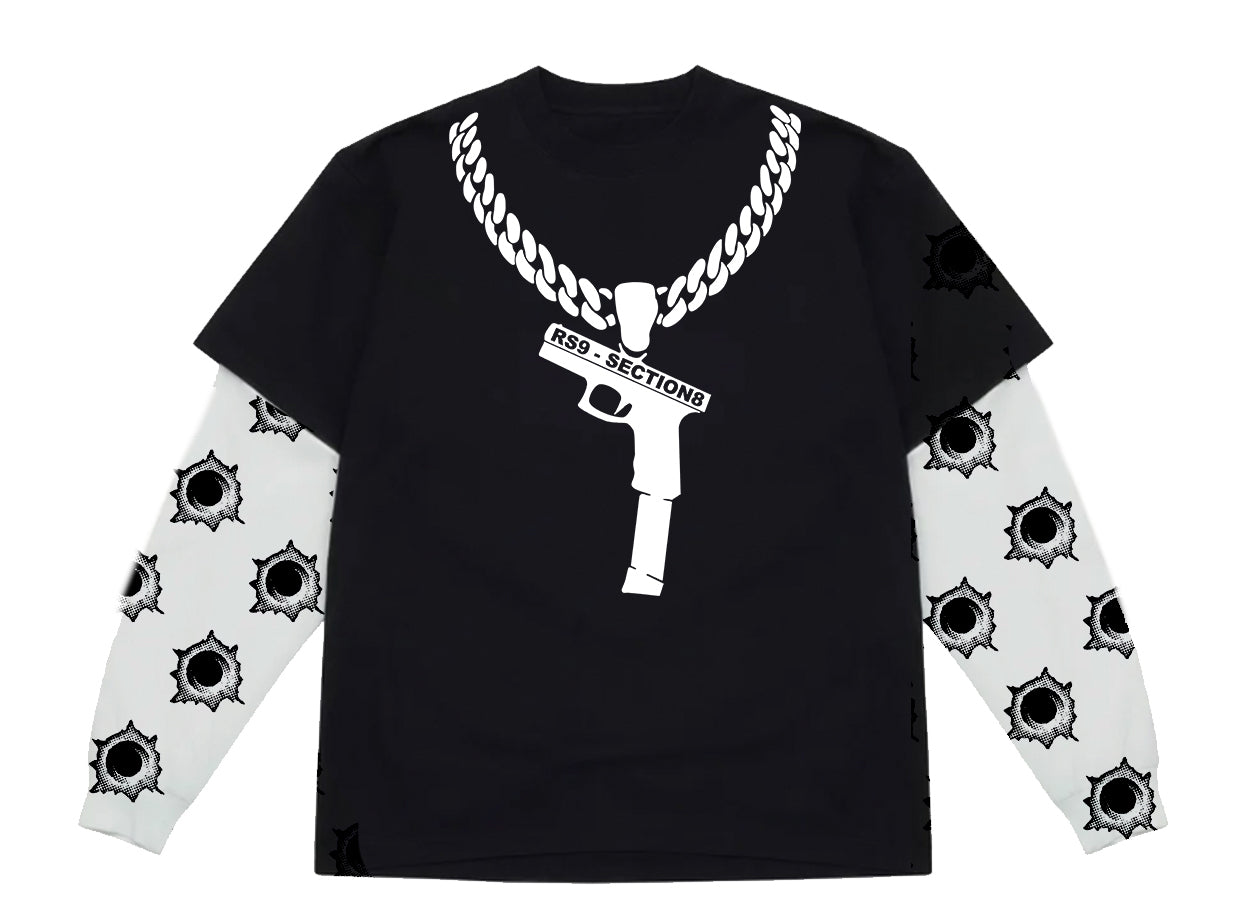 DRIP & CLIP (layered long sleeve shirt)