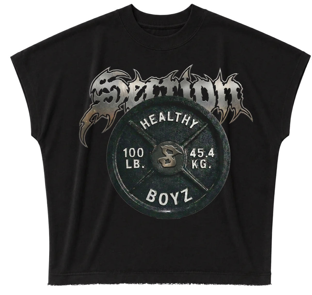 MAX out logo ((black Cut Off Shirt)