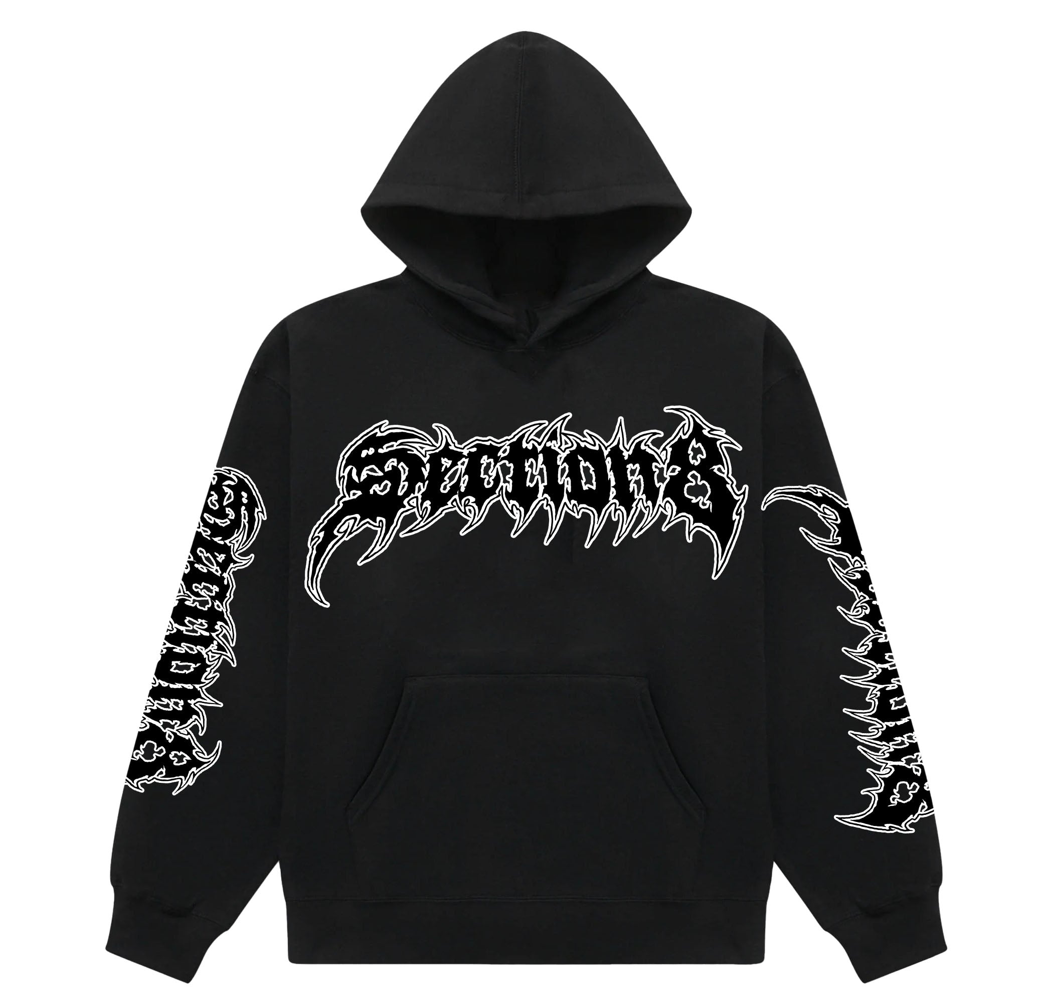 section8 logo (BLACK hoodie)