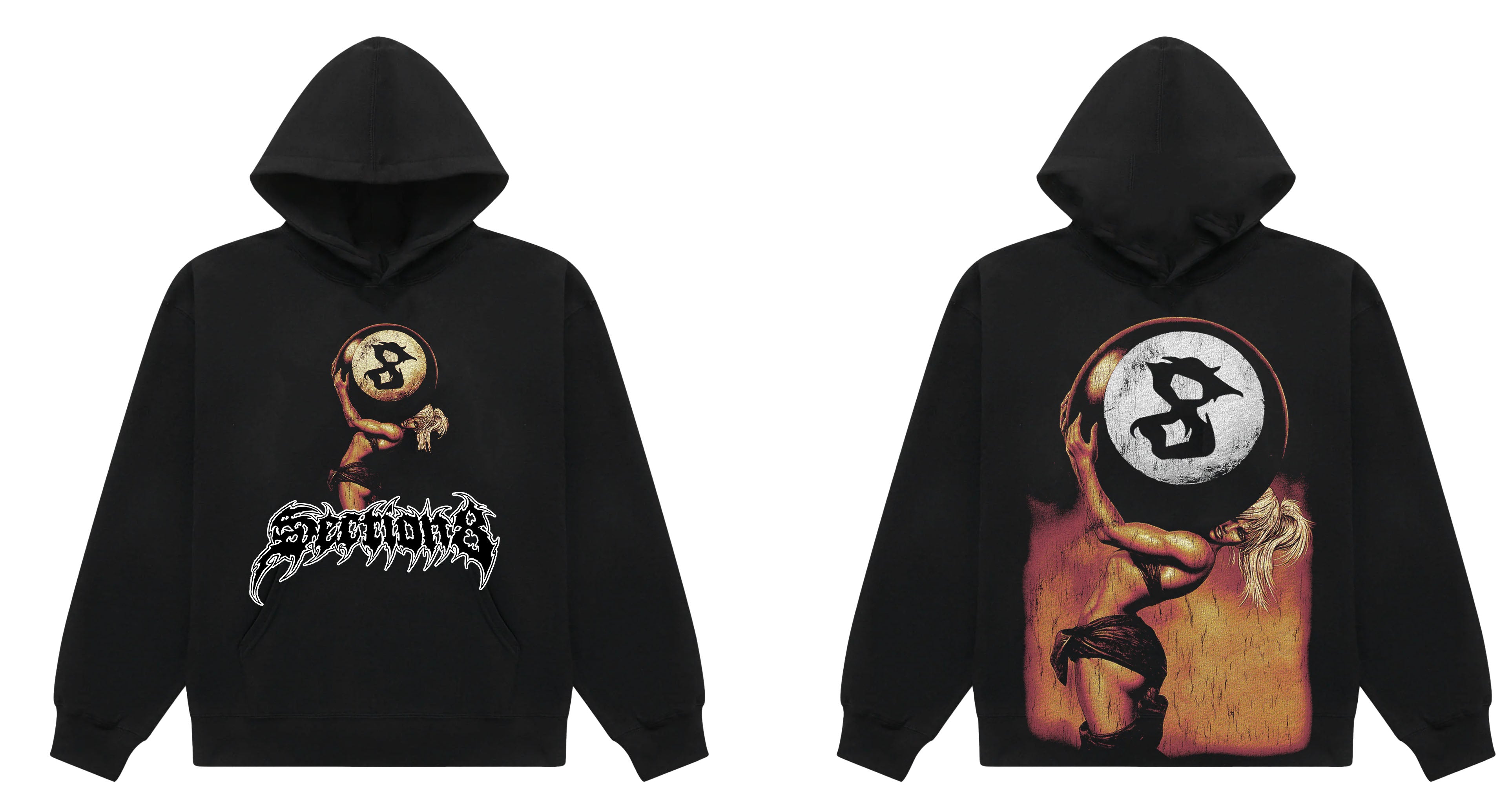 Punishment carry my 8ball (BLACK hoodie)