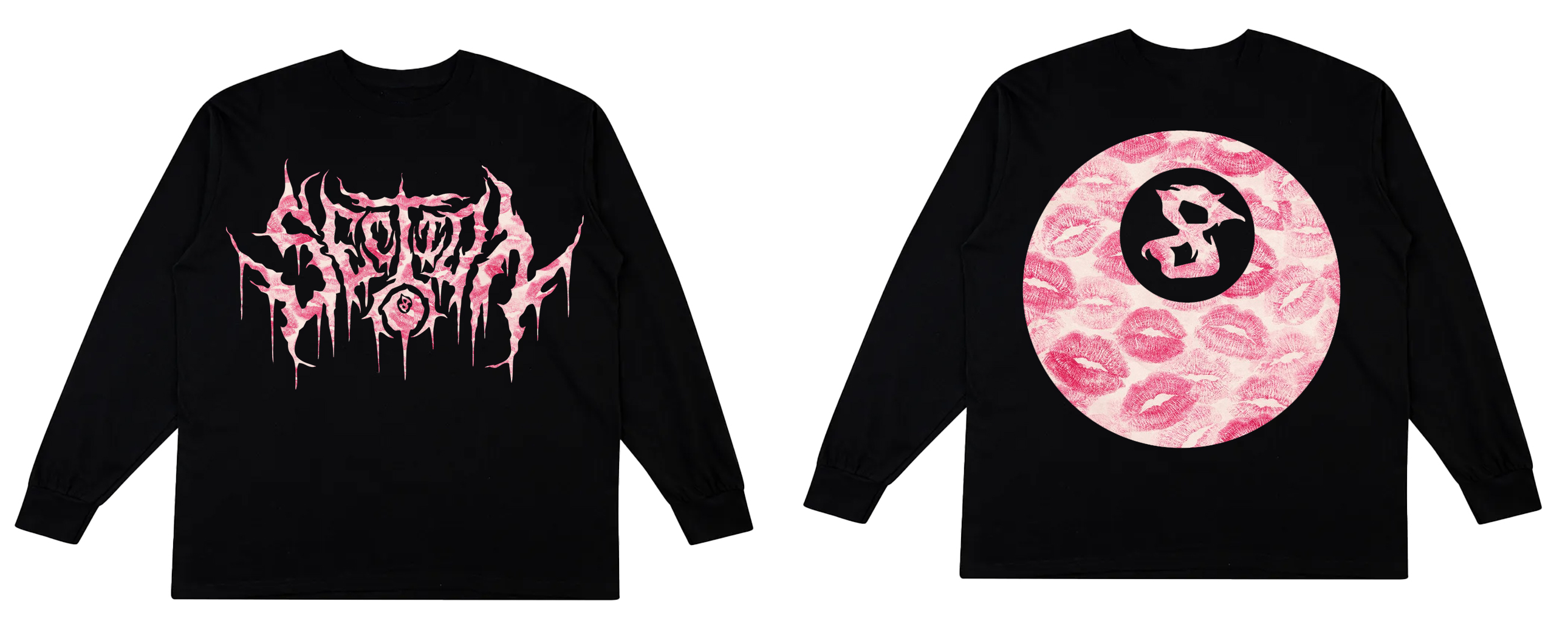 Kisses Drip Logo LONG SLEEVE