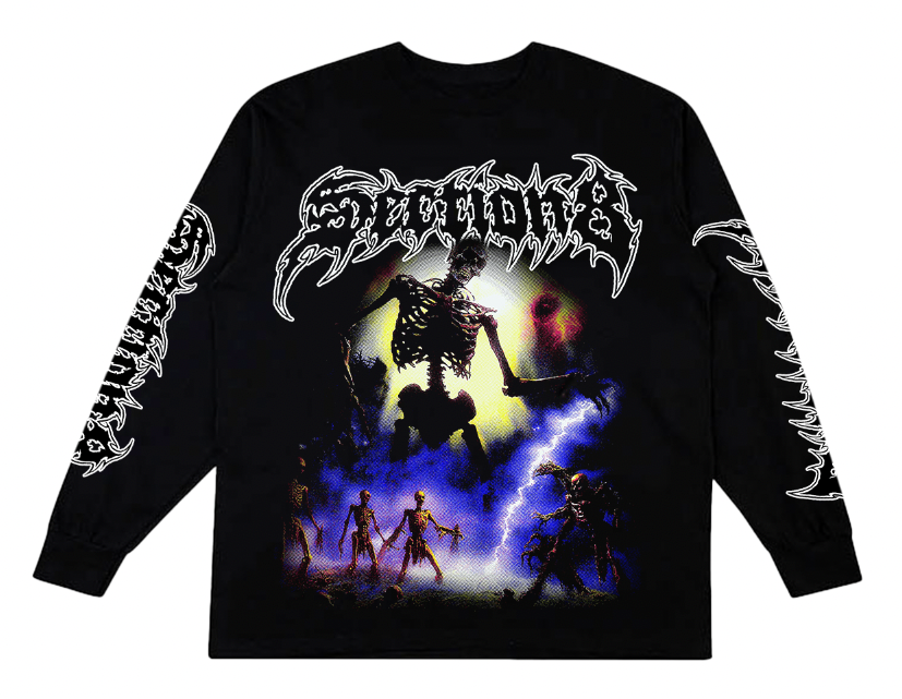 BACK FROM THE DEAD (black long sleeve)