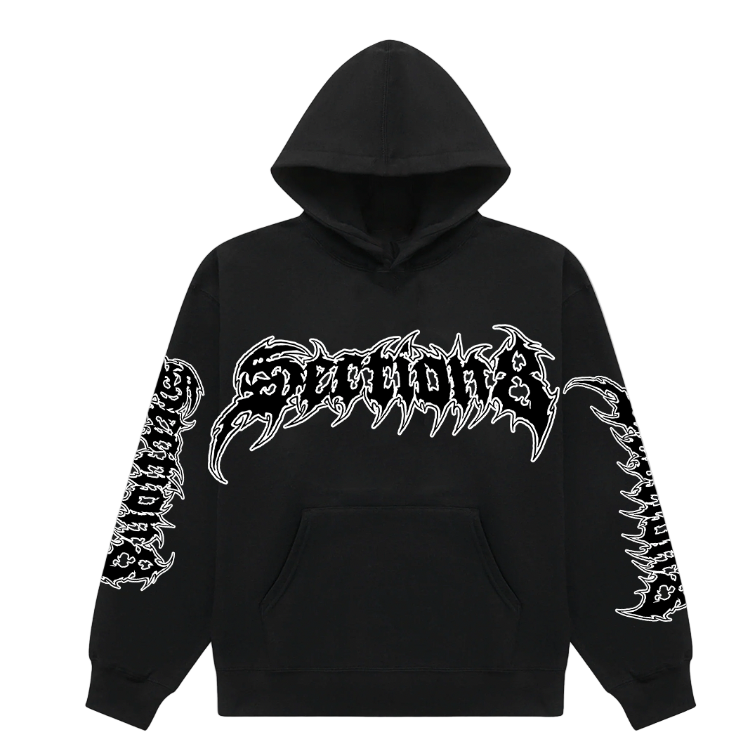Sucking face (black hoodie)