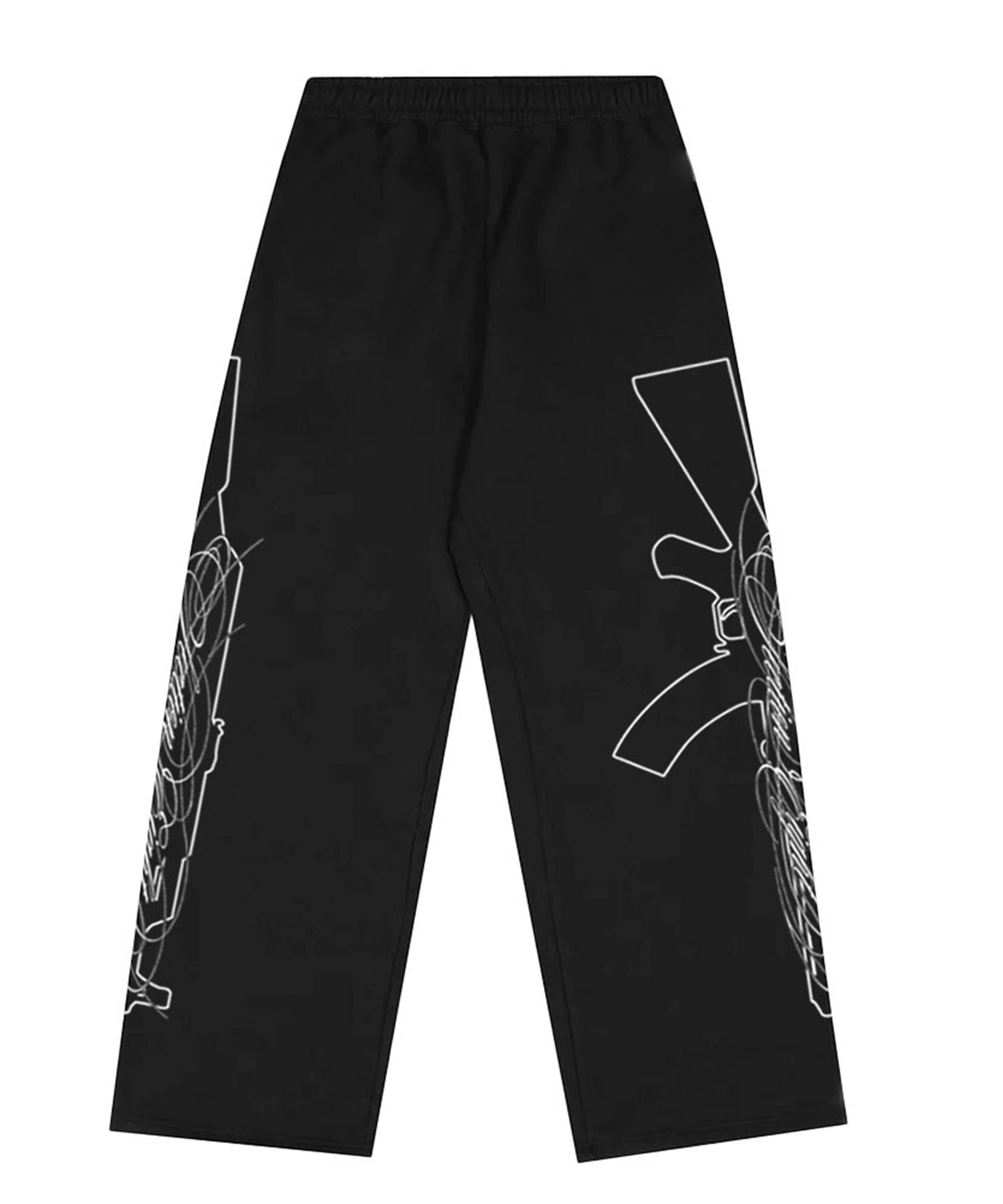 AK OUTLINE (black sweats)