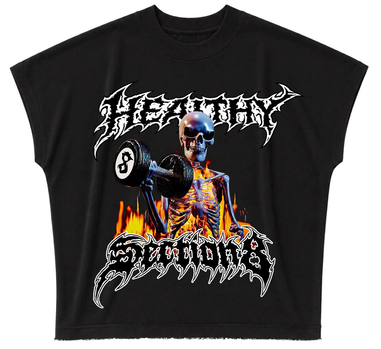 Death Lift  (black Cut Off Shirt)