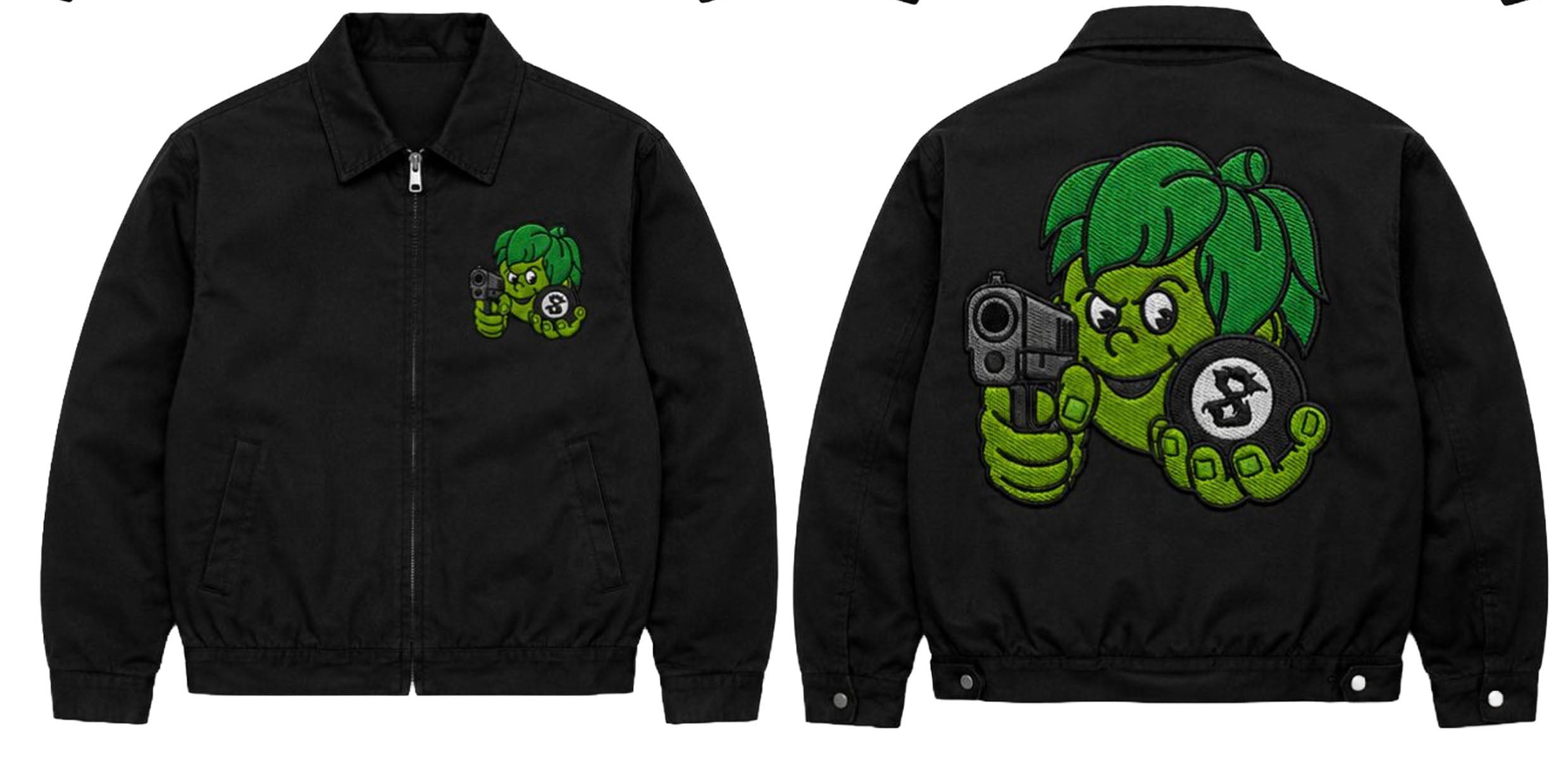 Jolly Green Giant stick up (workwear jacket)