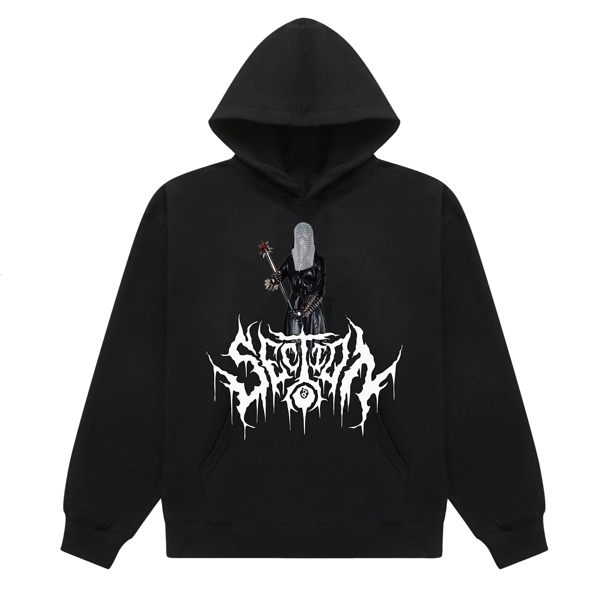 A KNIGHT'S FLAIL (black hoodie)