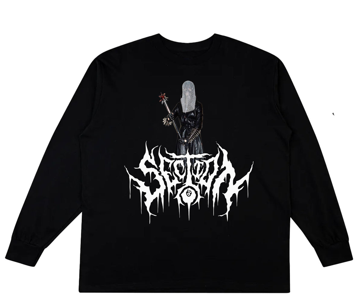 A KNIGHT’S FLAIL (black long sleeve)