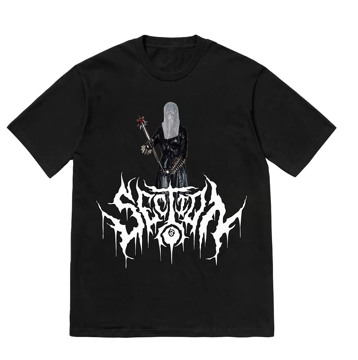 A KNIGHT'S FLAIL (black shirt)