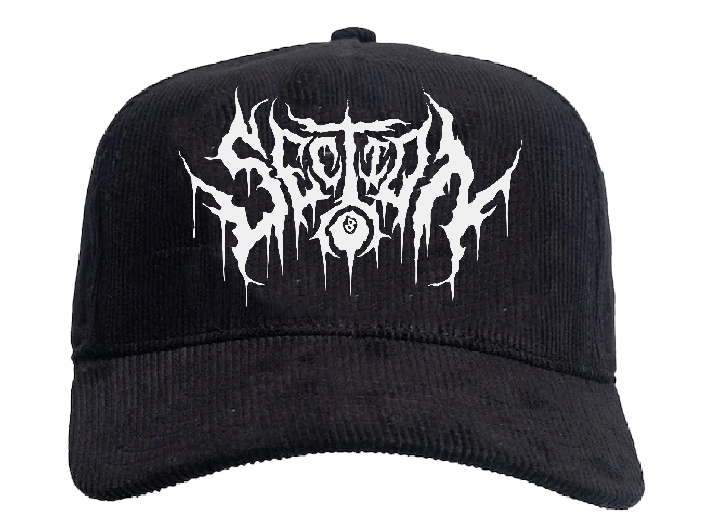 SECTION8 DRIP LOGO Black Corduroy Snapback