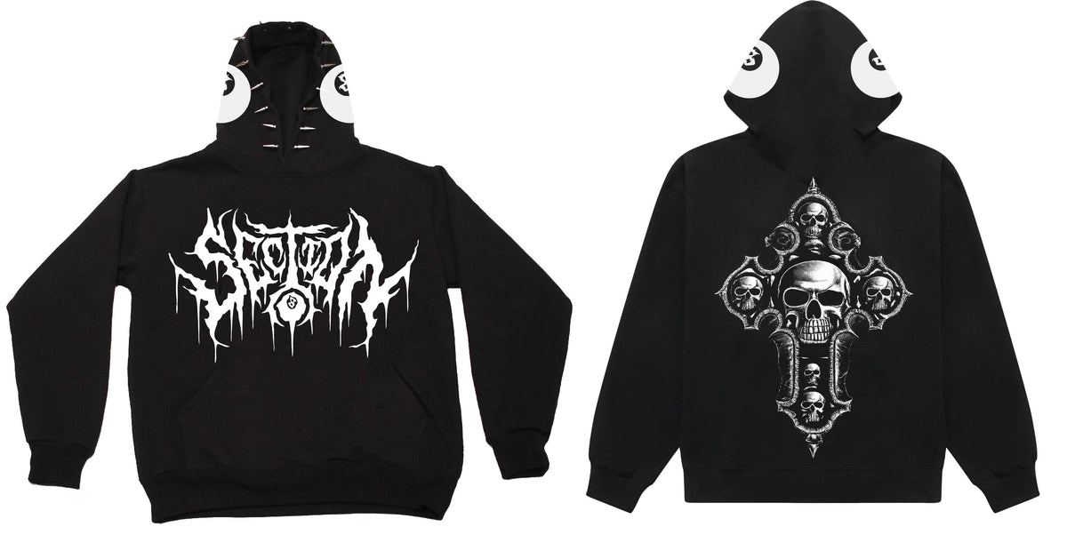 SYMBOL OF DEATH (black SPIKE hoodie)