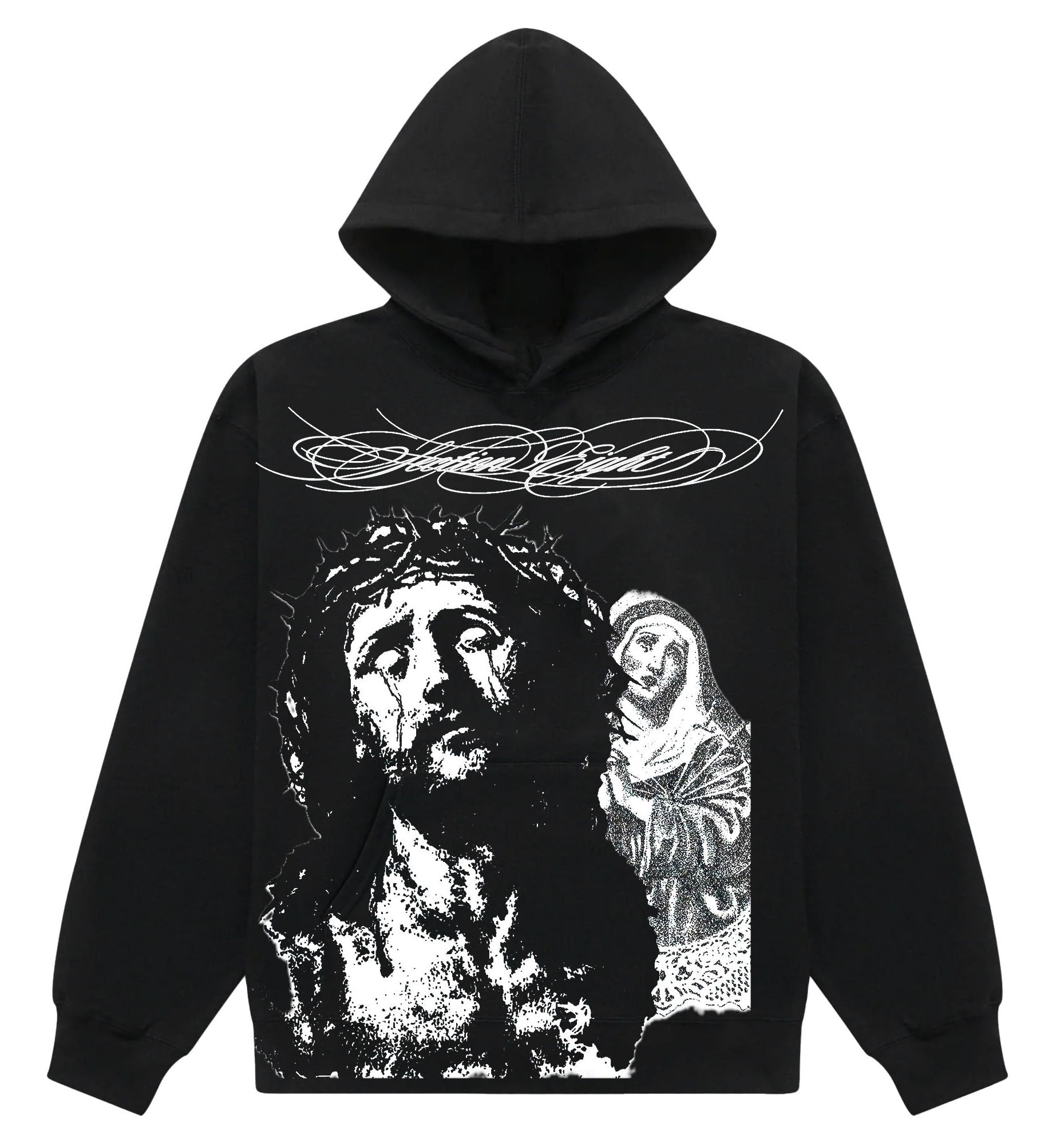 SINNERS & SAINTS (black hoodie)