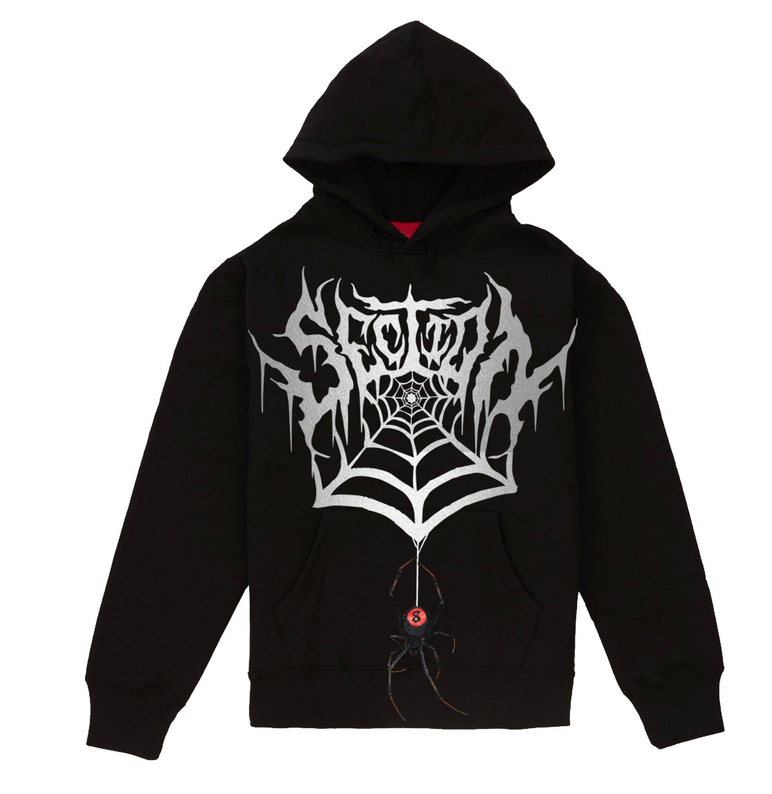 3M SPIDER LOGO (black hoodie)