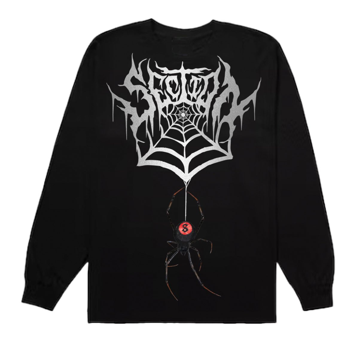 3M SPIDER LOGO (black long sleeve)