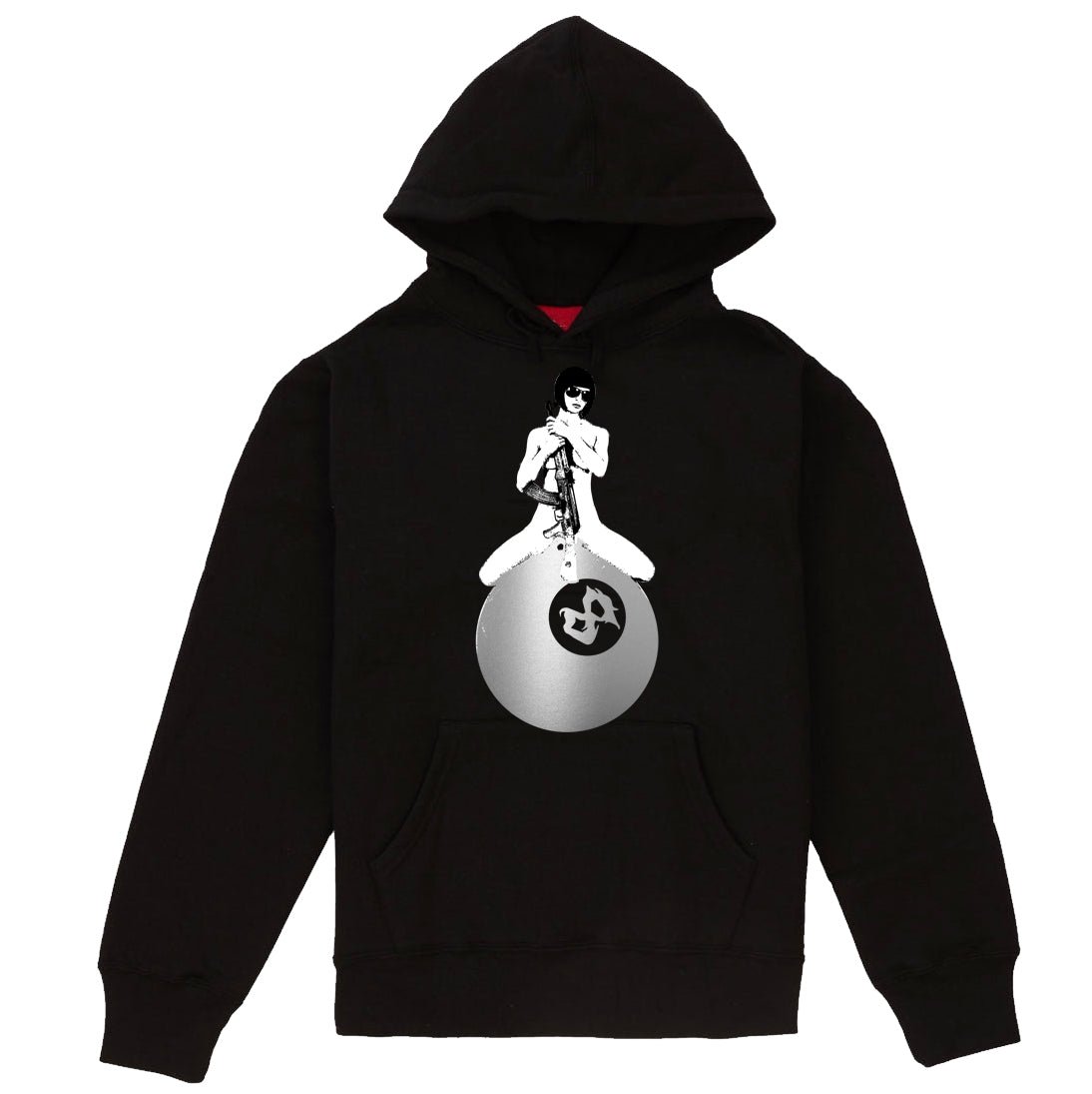 3M GUARD THE 8BALL (black hoodie)