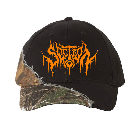 SECTION8 DRIP LOGO (REAL TREE BARBWIRE HAT)