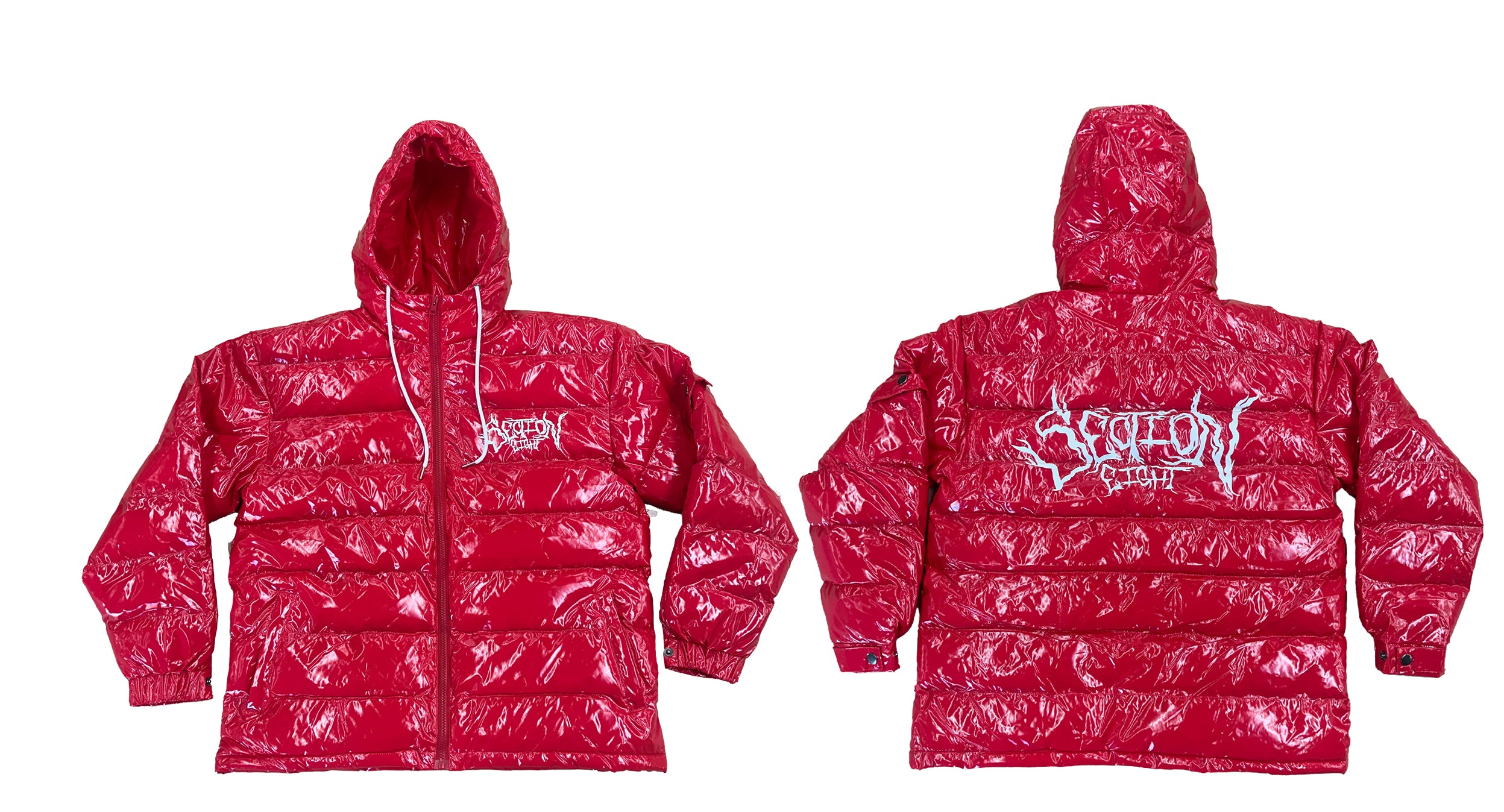 SECTION EIGHT (red puffer jacket)