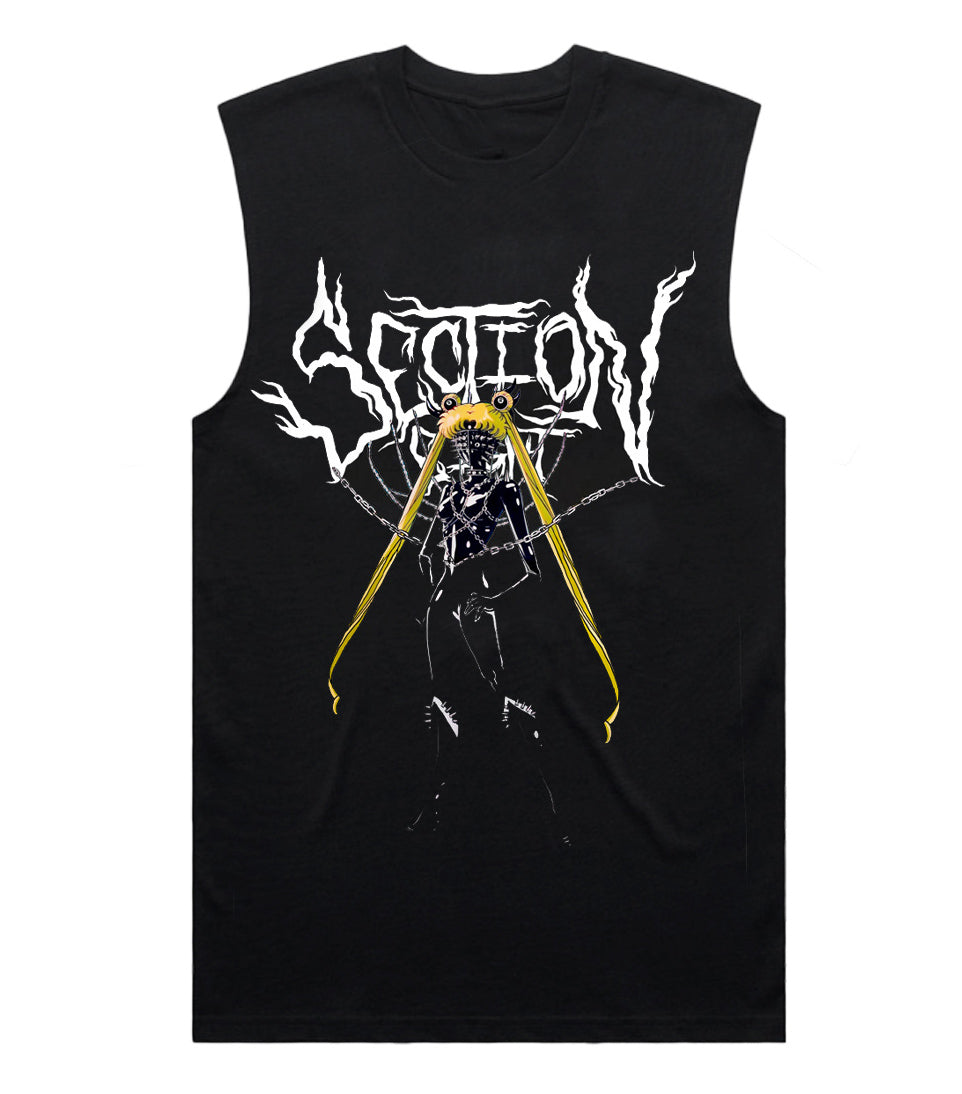 SPIKE MOON (black tank)