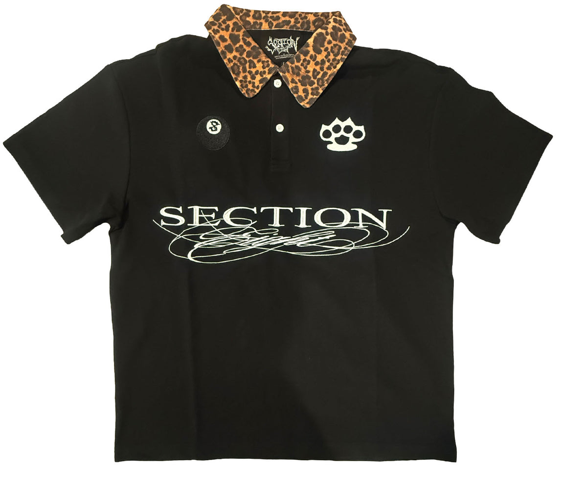 Section8 CHEETAH COLLAR POLO