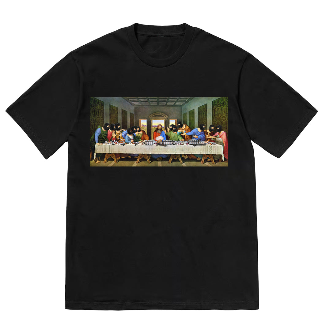 THE LAST SIPPERS (black shirt)