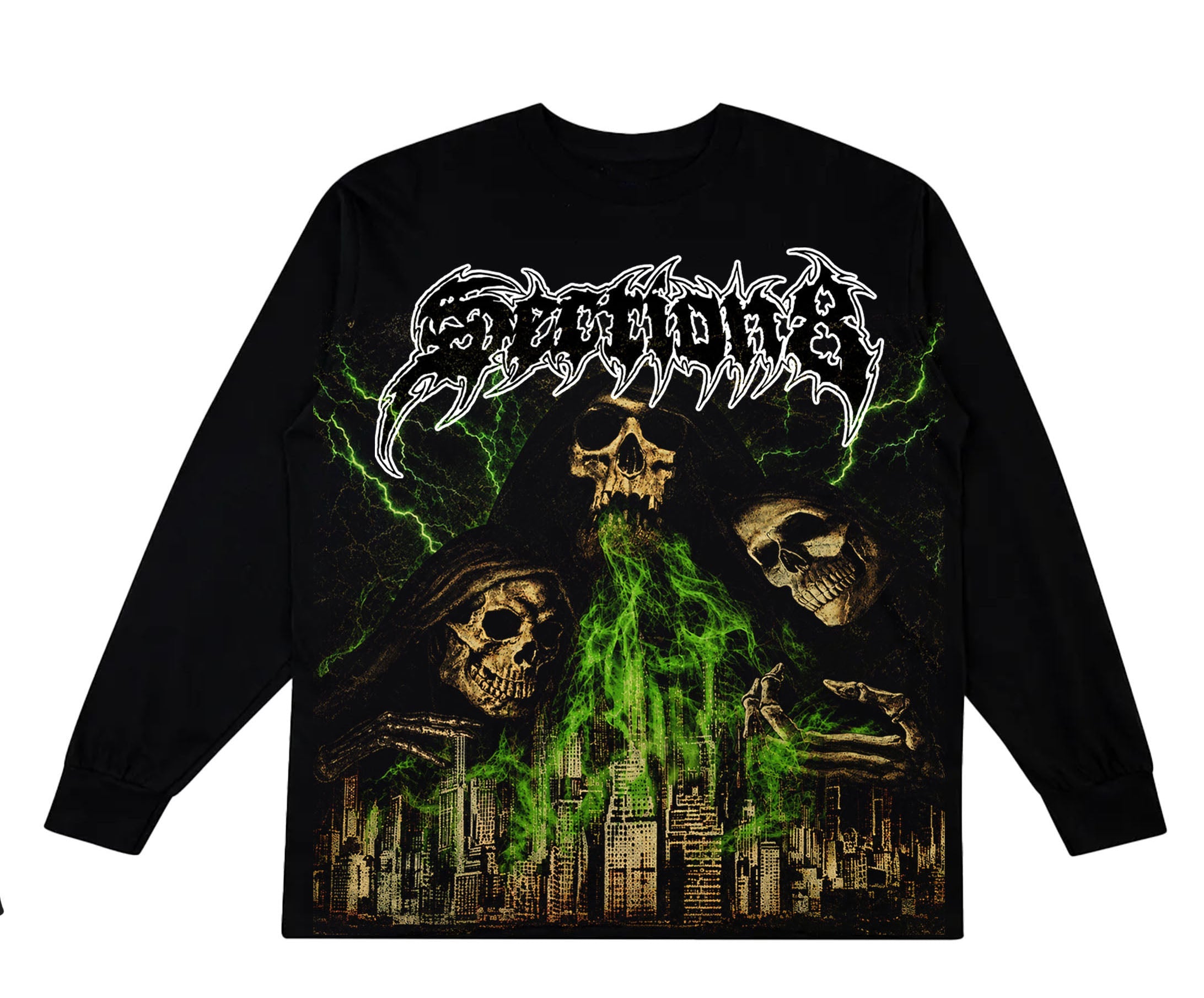 PERCEIVING SIN CITY (black long sleeve)