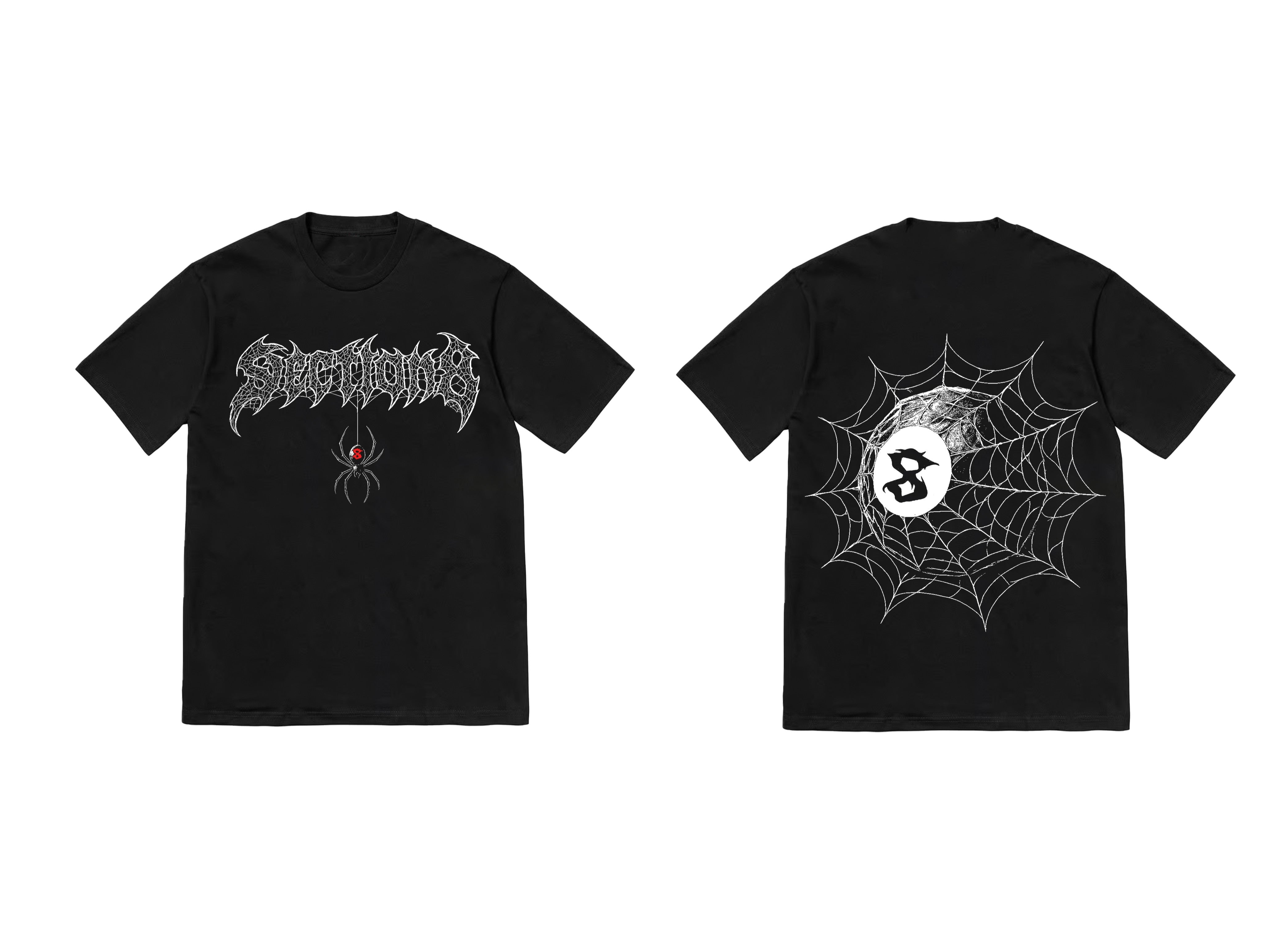 Spider Web (black shirt)