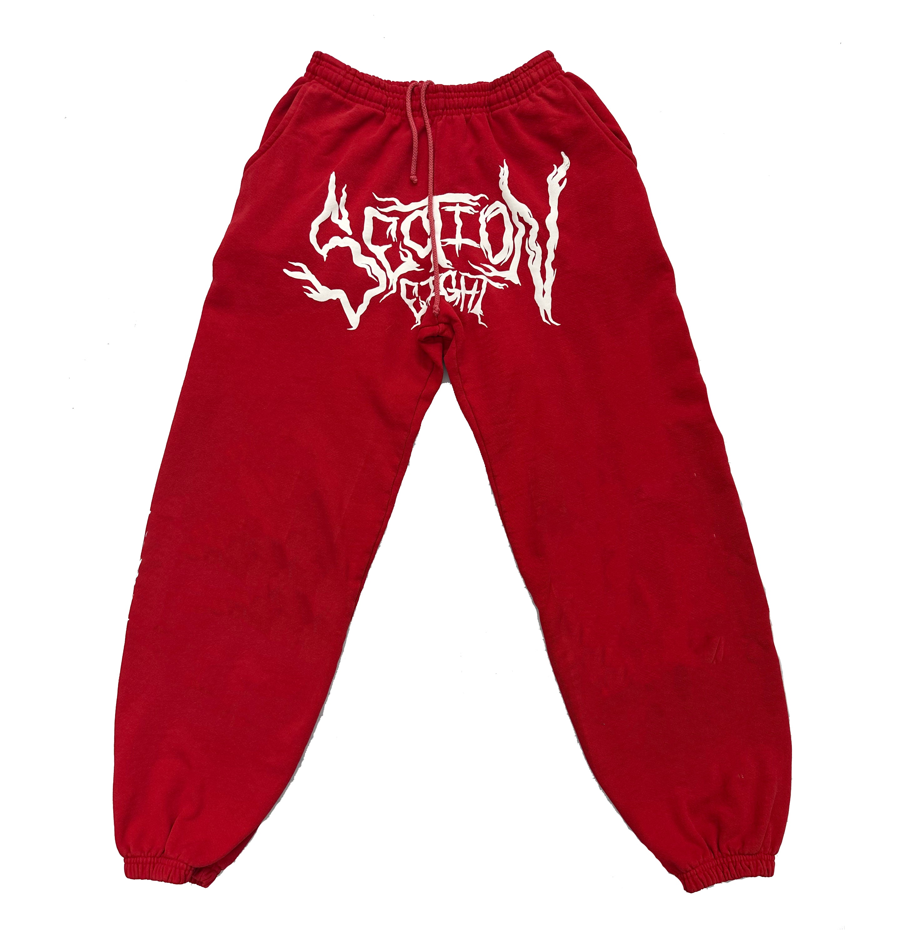 Section Eight Jumbo red sweats